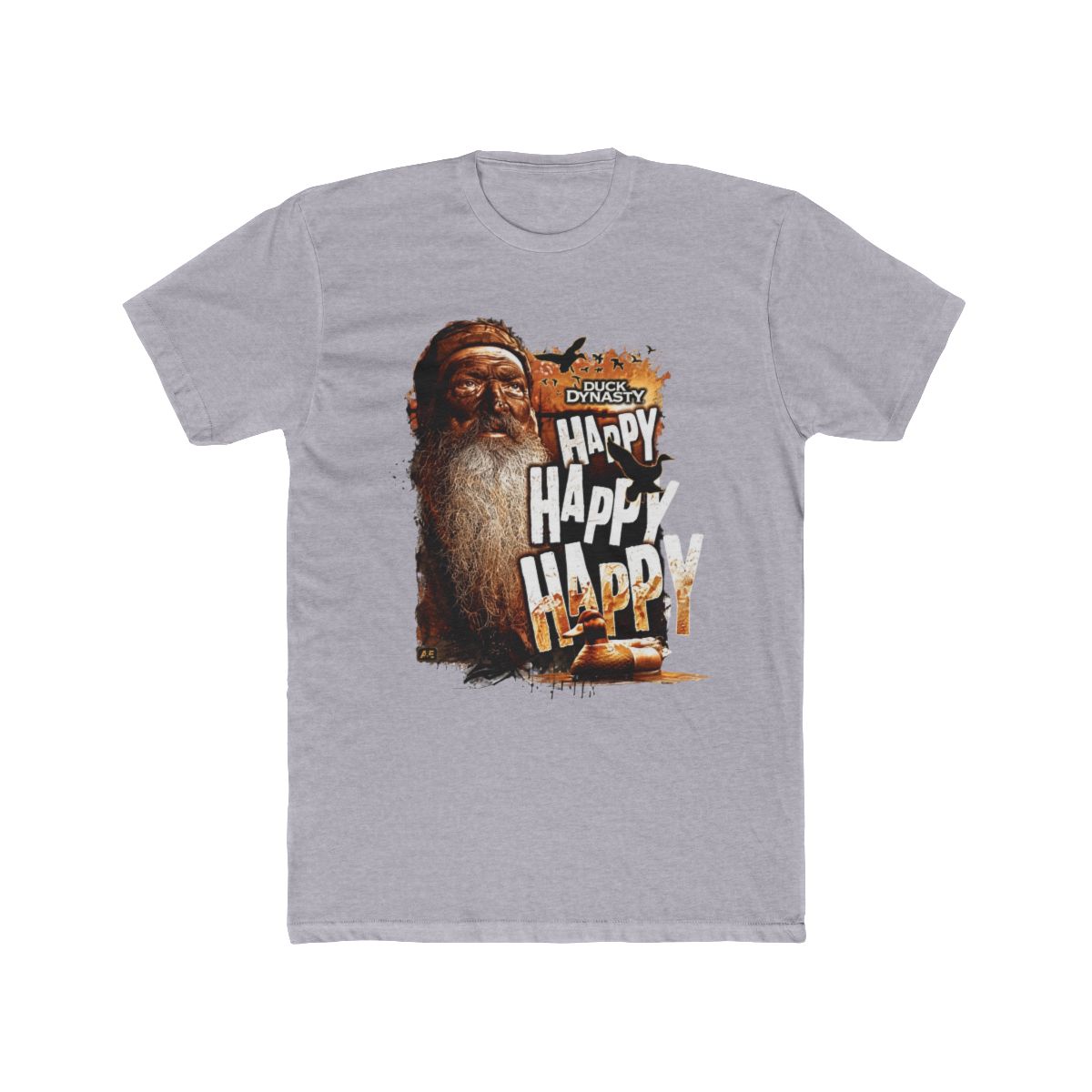 Duck Dynasty Happy Happy Happy T Shirt SMALL - alternate angle 2, merchandise